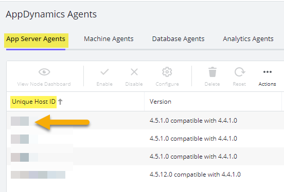 AppDynamics Agents Unique Host ID